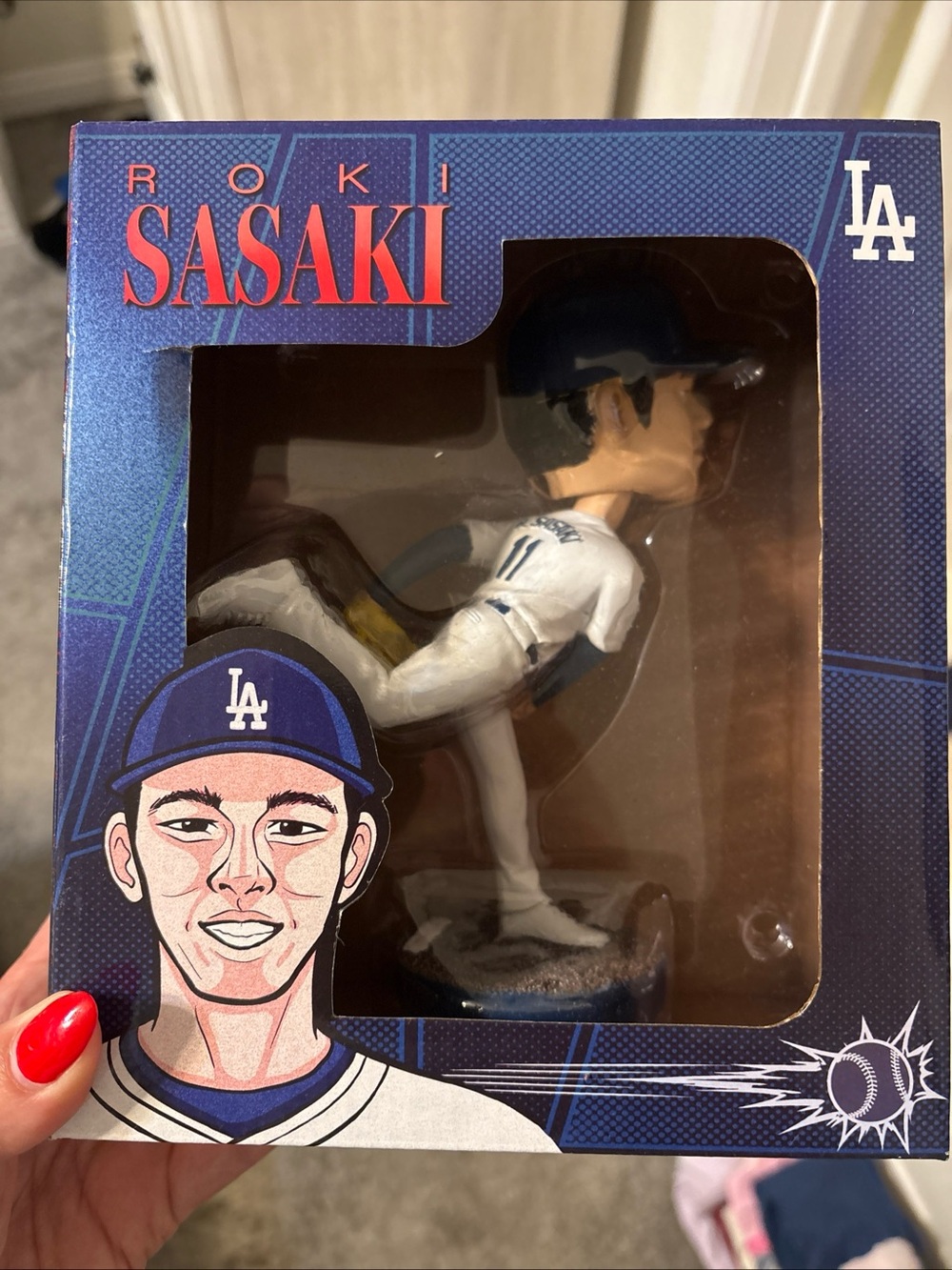 Roki Sasaki Los Angeles Dodgers Blue Bobblehead 2026